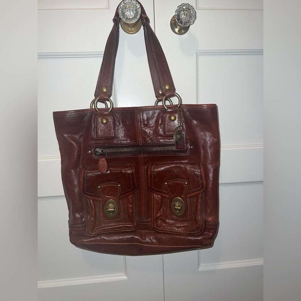 Vintage leather bag from Coach.